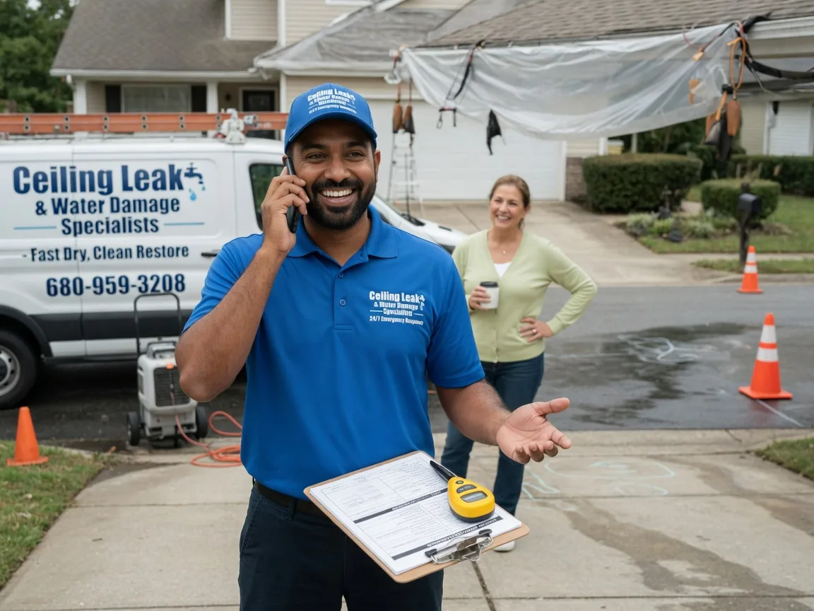 Ceiling Leak Cleanup Piketon, OH FAQs